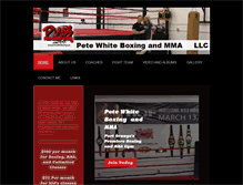 Tablet Screenshot of petewhiteboxing.com